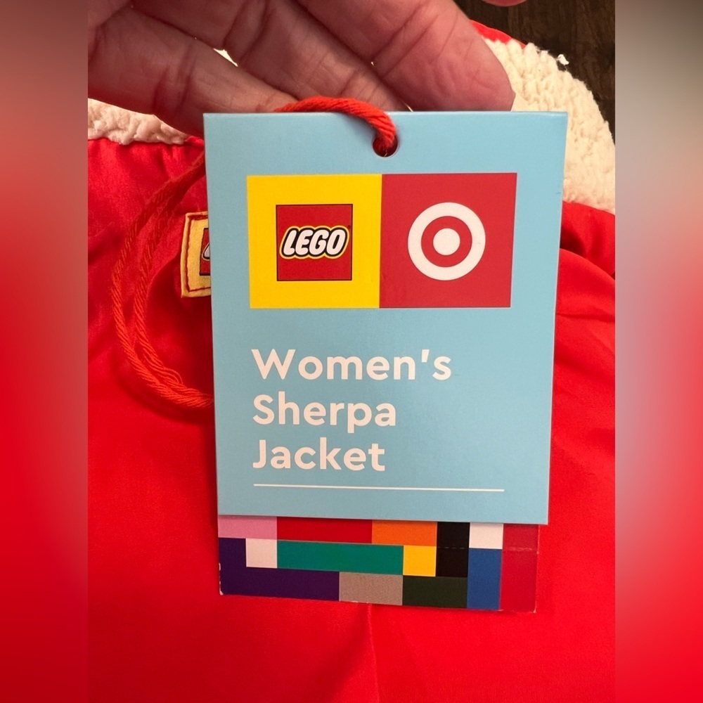 NWT Lego Collection X Target Women’s Contrast Pocket Sherpa Jacket Size XS - Picture 12 of 15